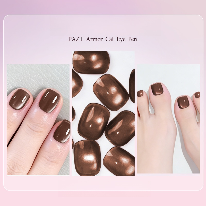 Tschüss Nagelstudio. 3D-Nägel in 3s, ohne Nagelschäden oder Aceton. 30 Tage risikofrei testen!