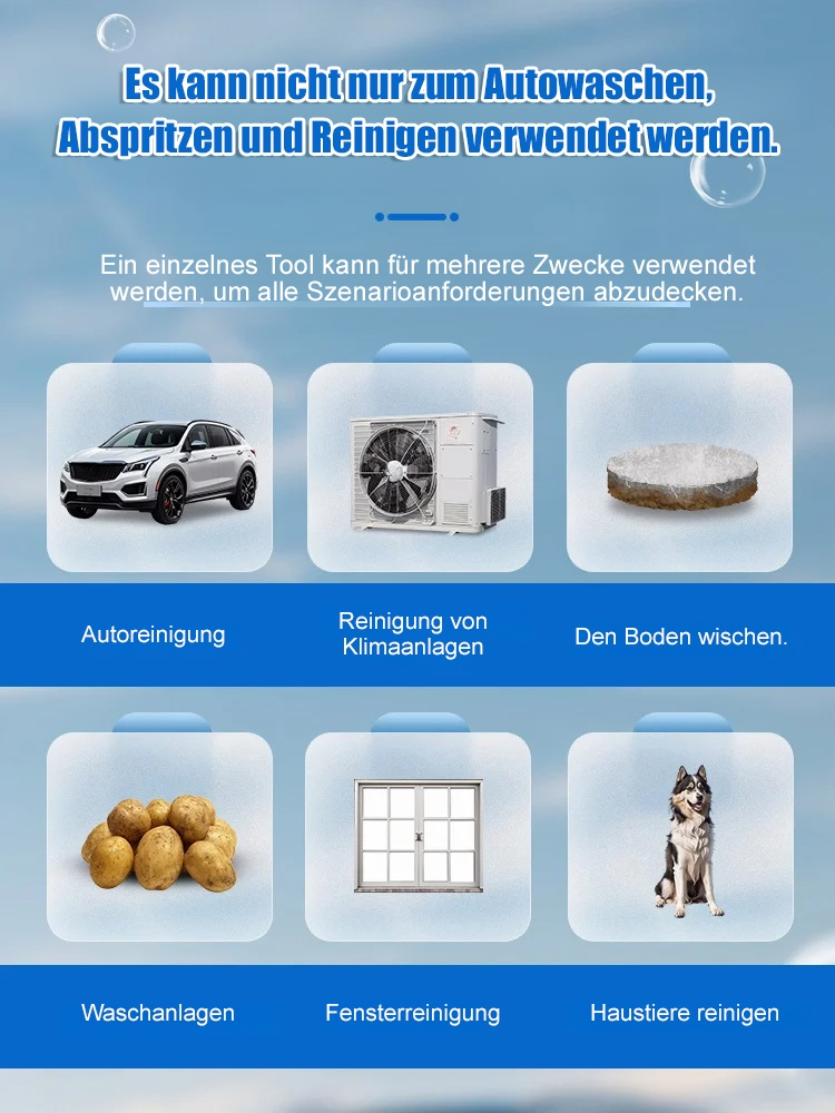 【Hochdruck-Wassersparend】 Hochleistungs-Hochdruck-Autowasch-Wasserpistole