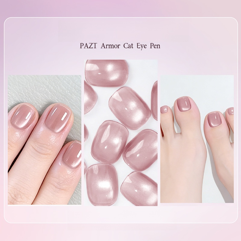 Tschüss Nagelstudio. 3D-Nägel in 3s, ohne Nagelschäden oder Aceton. 30 Tage risikofrei testen!