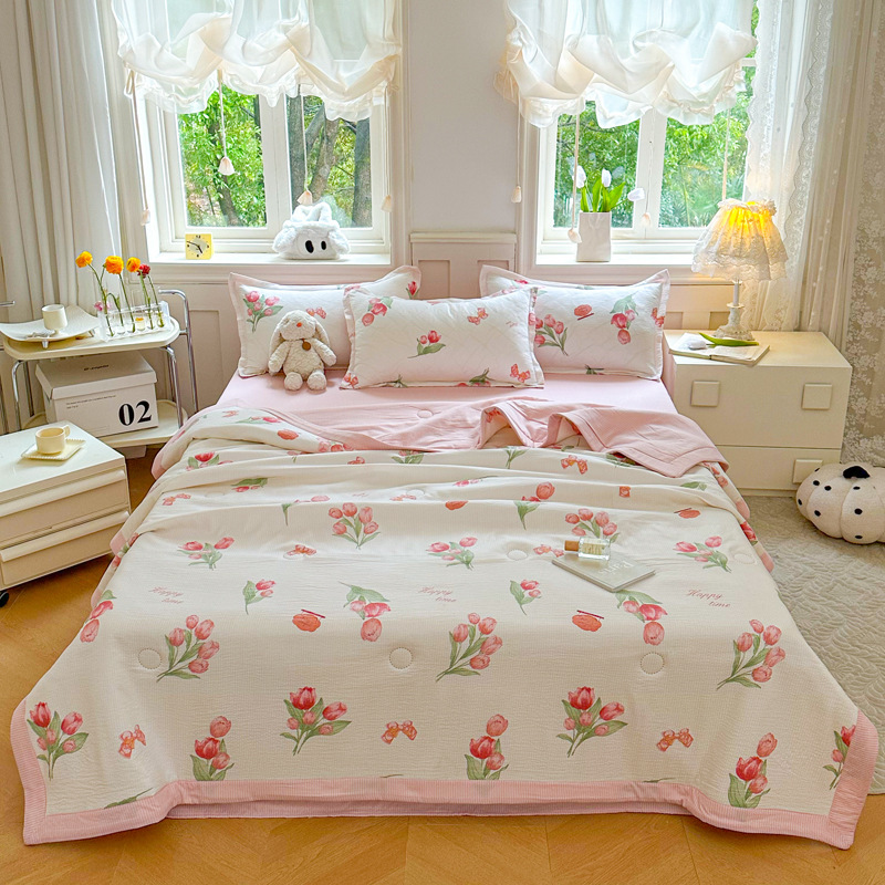 Bubble Cotton Summer Comforter