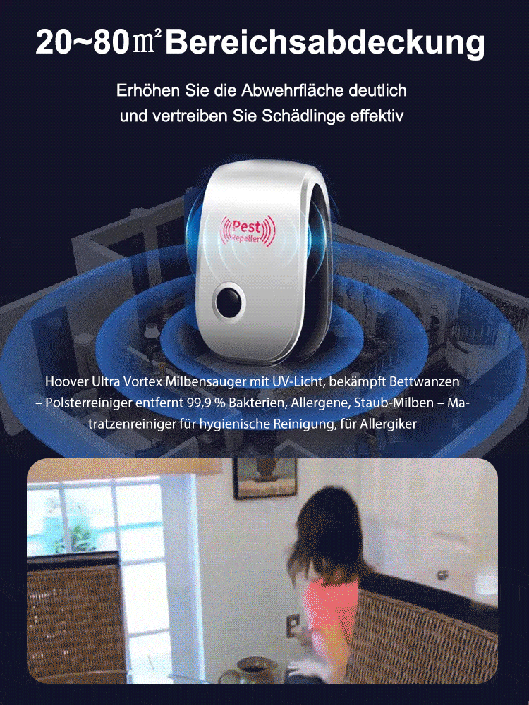 Ultraschall Insektenschutzmittel