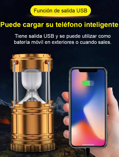 【50 % OFF】Luz solar multifuncional e impermeable