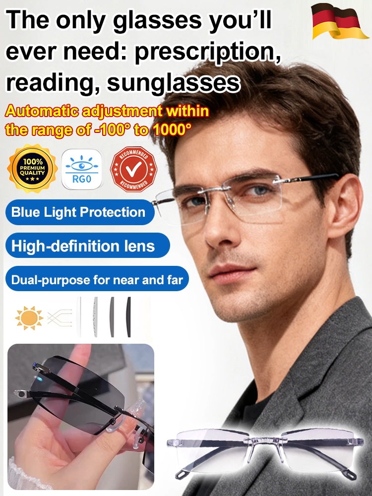 Eyewear to last a lifetime: feather-light and fully self-focusing.