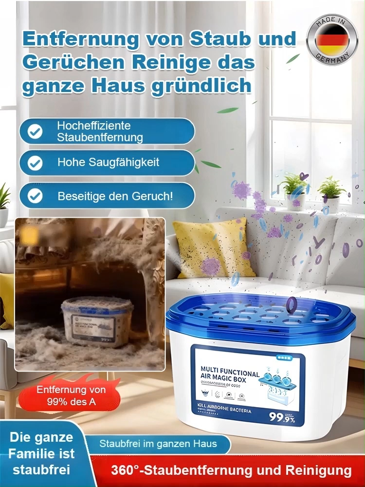 【12 Monate keine Reinigung nötig】Deutschlands Nr.1 Staubsauger-Deo-Box