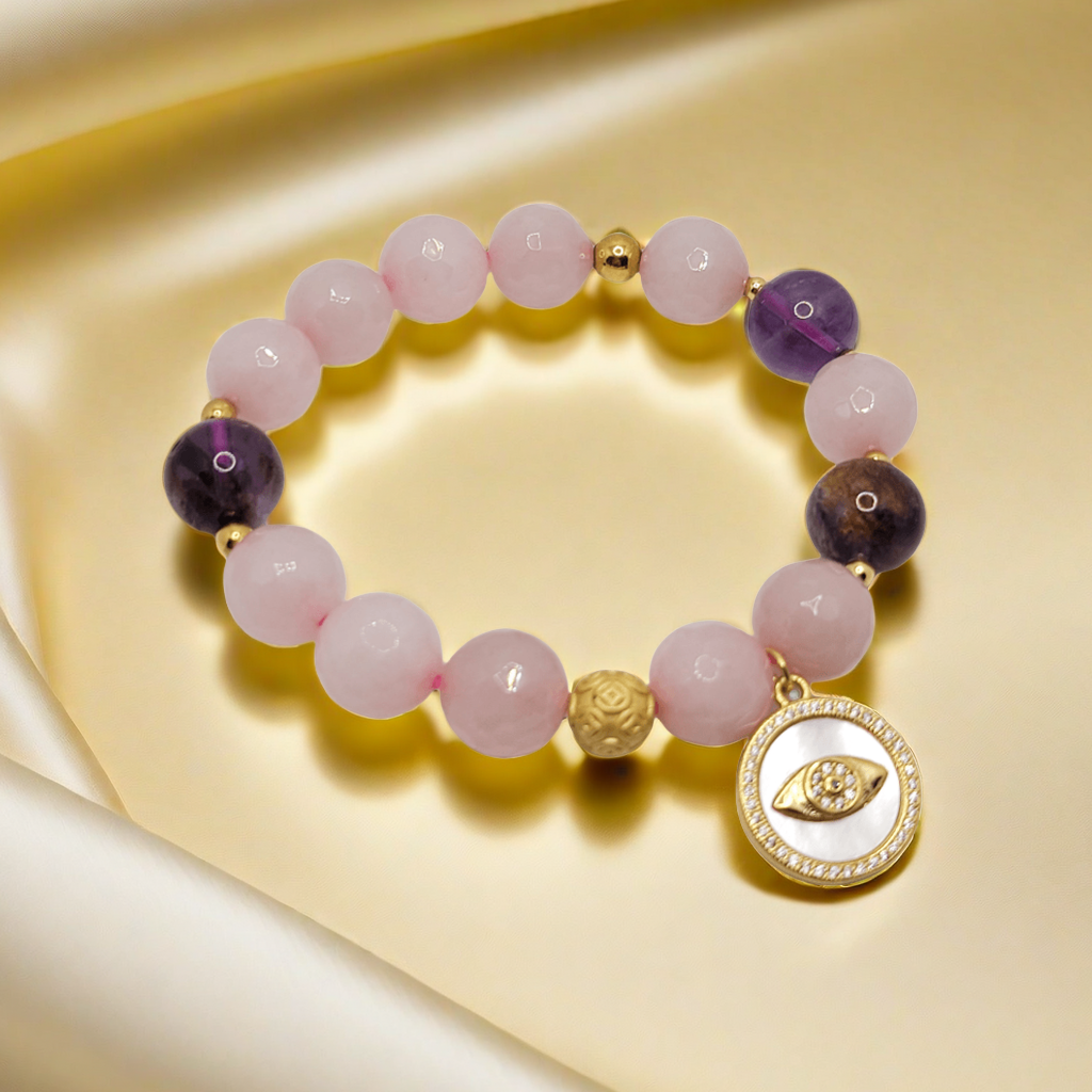 Rose Quartz Bracelet Attract Love Free Shipping And 14 Day Return