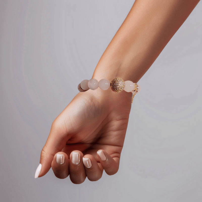Starry Bliss Rosette Bracelet-Mysticryst