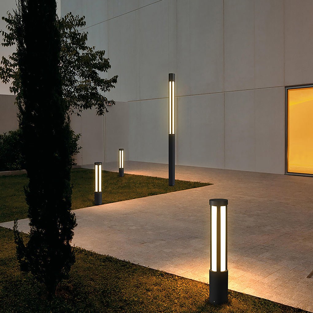 Minimalist Landscape Decorative Lighting LED Post Light Waterproof for Park Garden - lartoo
