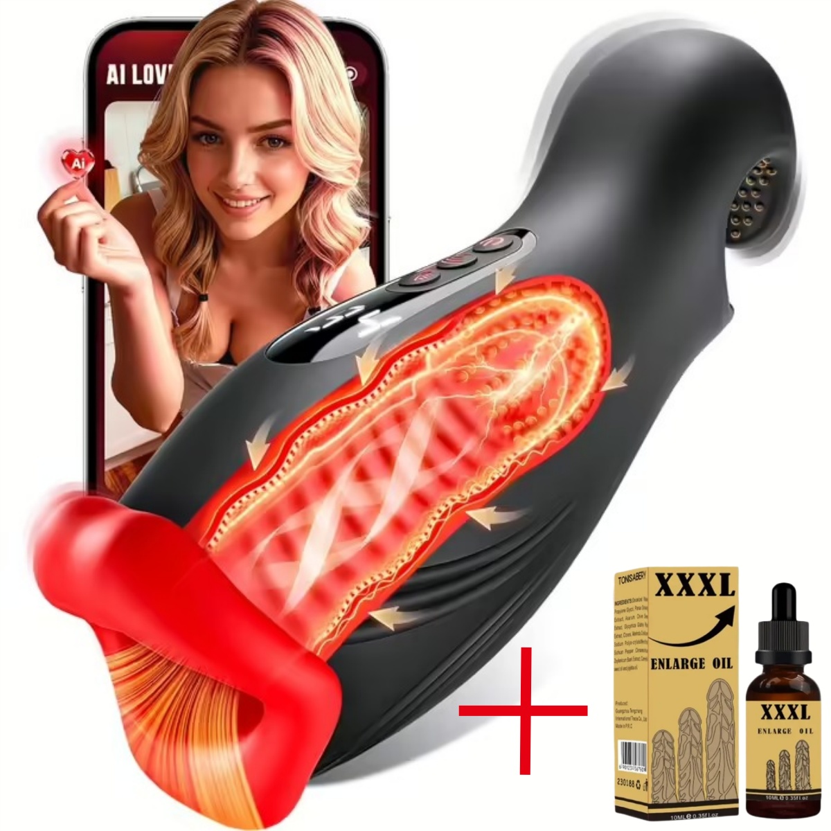 đSuccubus đDouble-headed penis enlarger, New Year 2026 special offer!đ„ 9 vibration modes, men's training device.