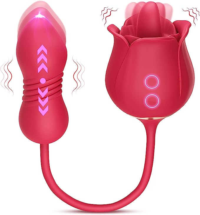 💥The latest products for Valentine’s Day 2024--👑3 in 1 Silicone Rose Toy 