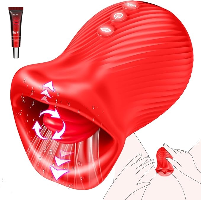 🌹New upgraded series "Women's Happiness" - 🌺Big Tongue Masturbator-suzhom