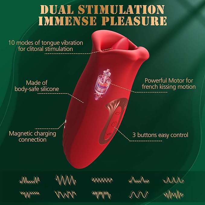 Rose Tongue💥--Lots of Kissing Modes💋-suzhom