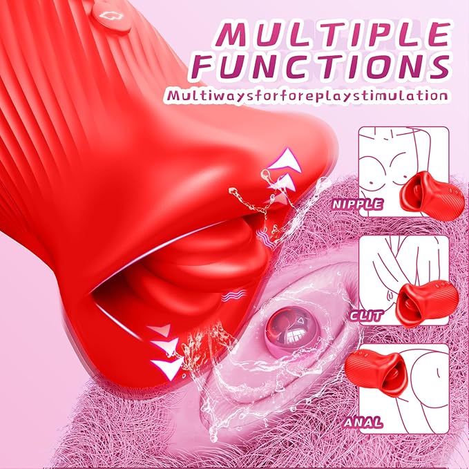 🌹New upgraded series "Women's Happiness" - 🌺Big Tongue Masturbator-suzhom