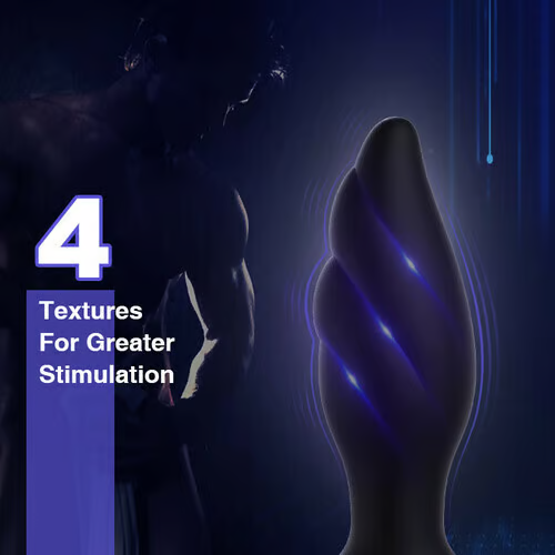 Large Size 9 Vibration Anal Vibrator Butt Plug-suzhom