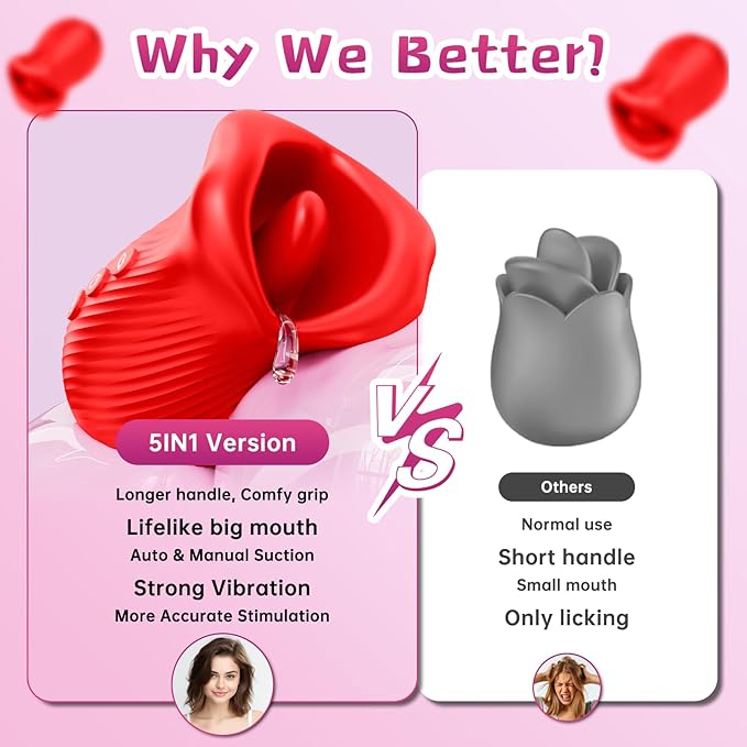 🌹New upgraded series "Women's Happiness" - 🌺Big Tongue Masturbator-suzhom