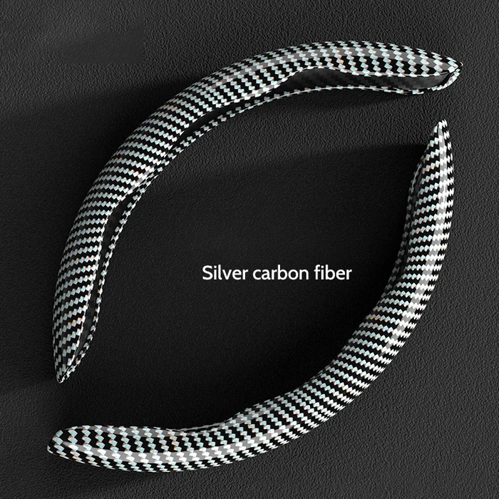 Universal Laser Carbon Fiber Pattern Steering Wheel Cover