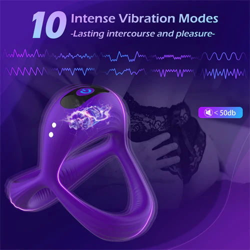🔥2023 latest explosion 💥💥let you enjoy wonderful upgrades ❤ Adjustable vibration delay ring
