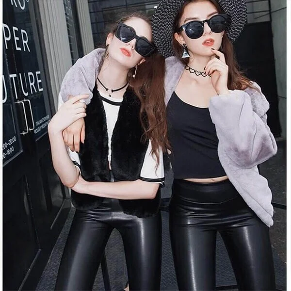 🎁New Year 2023 Sale -49%OFF🎁 S-shaped PU Leather Leggings-suzhom