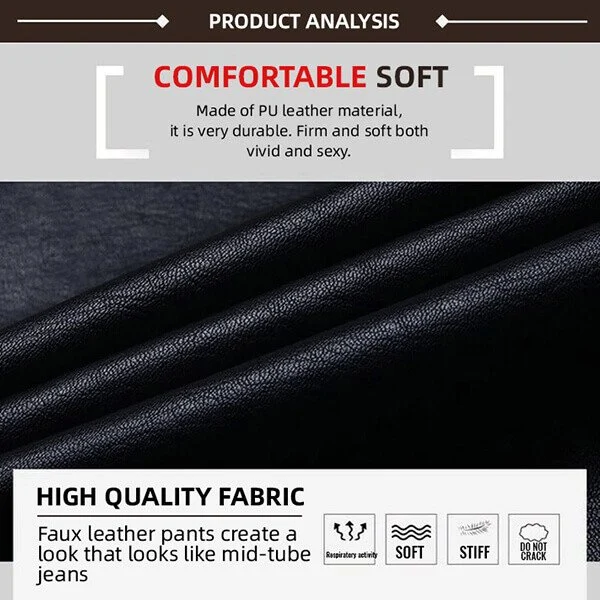 🎁New Year 2023 Sale -49%OFF🎁 S-shaped PU Leather Leggings-suzhom