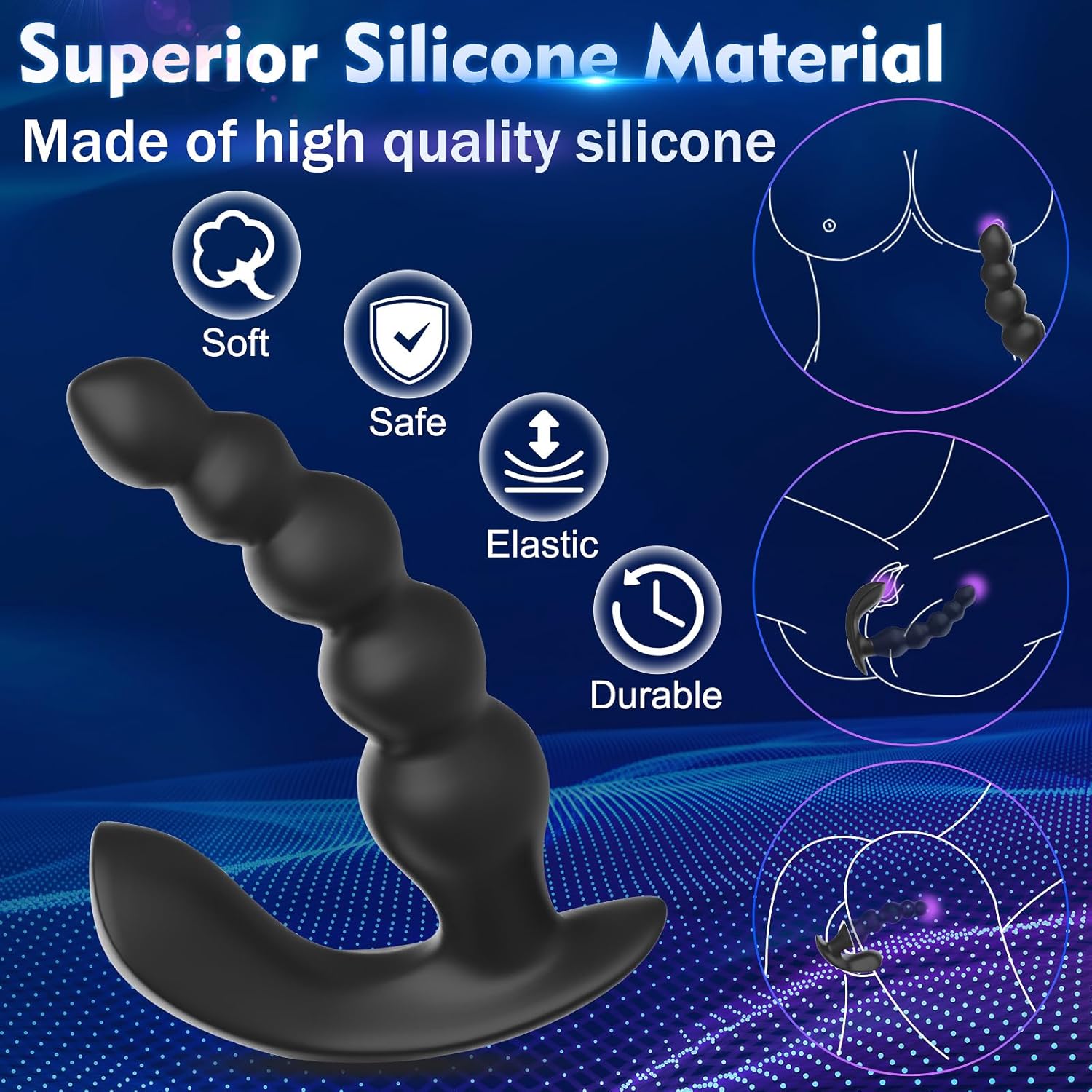 💥2024 Strong Series is specially launched😍-Vibrating Anal Beads Butt Plug,