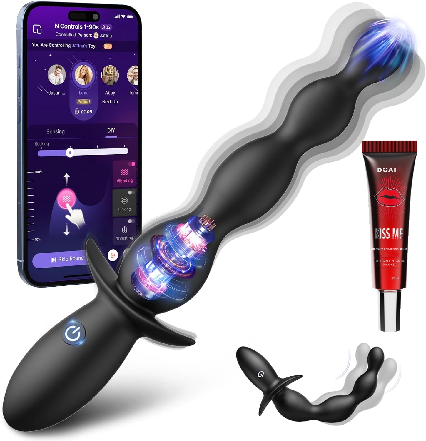 Mini Electric Anal Beads — Vibrating Anal Plug