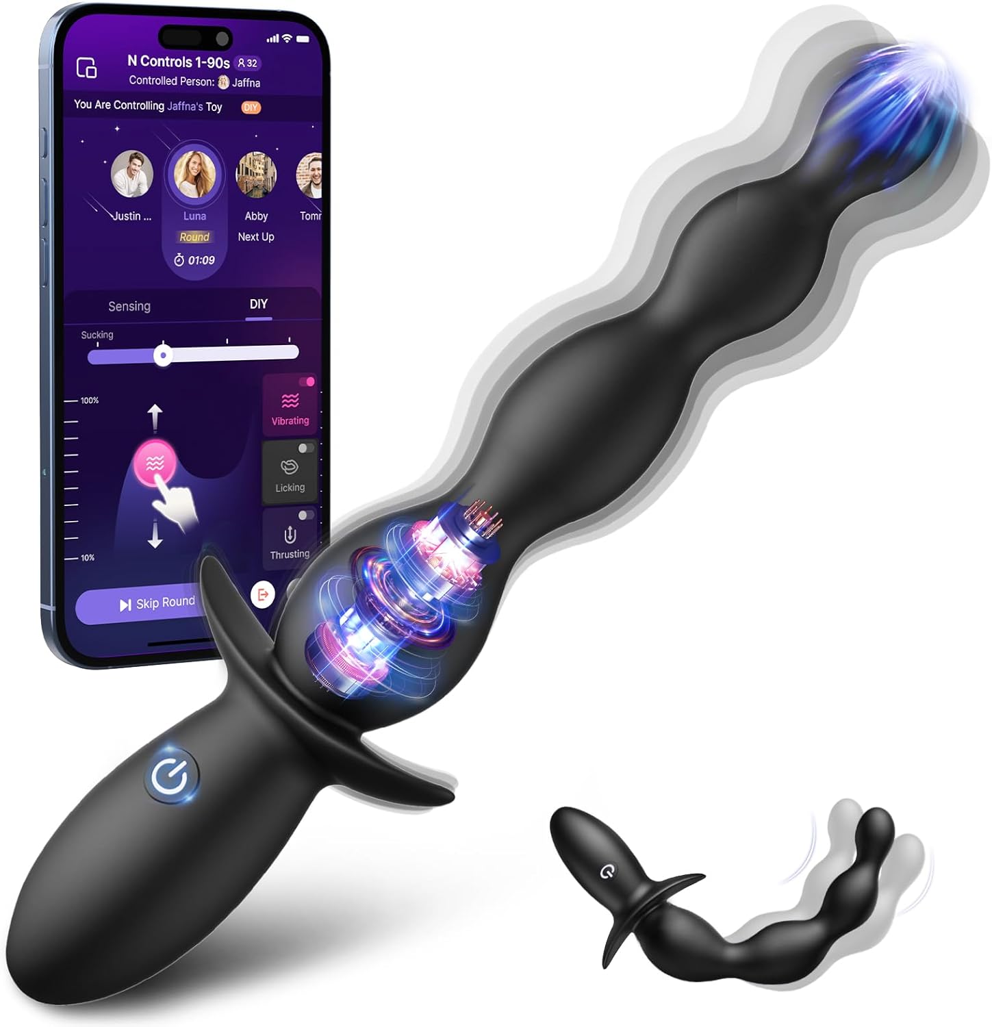 Mini Electric Anal Beads — Vibrating Anal Plug