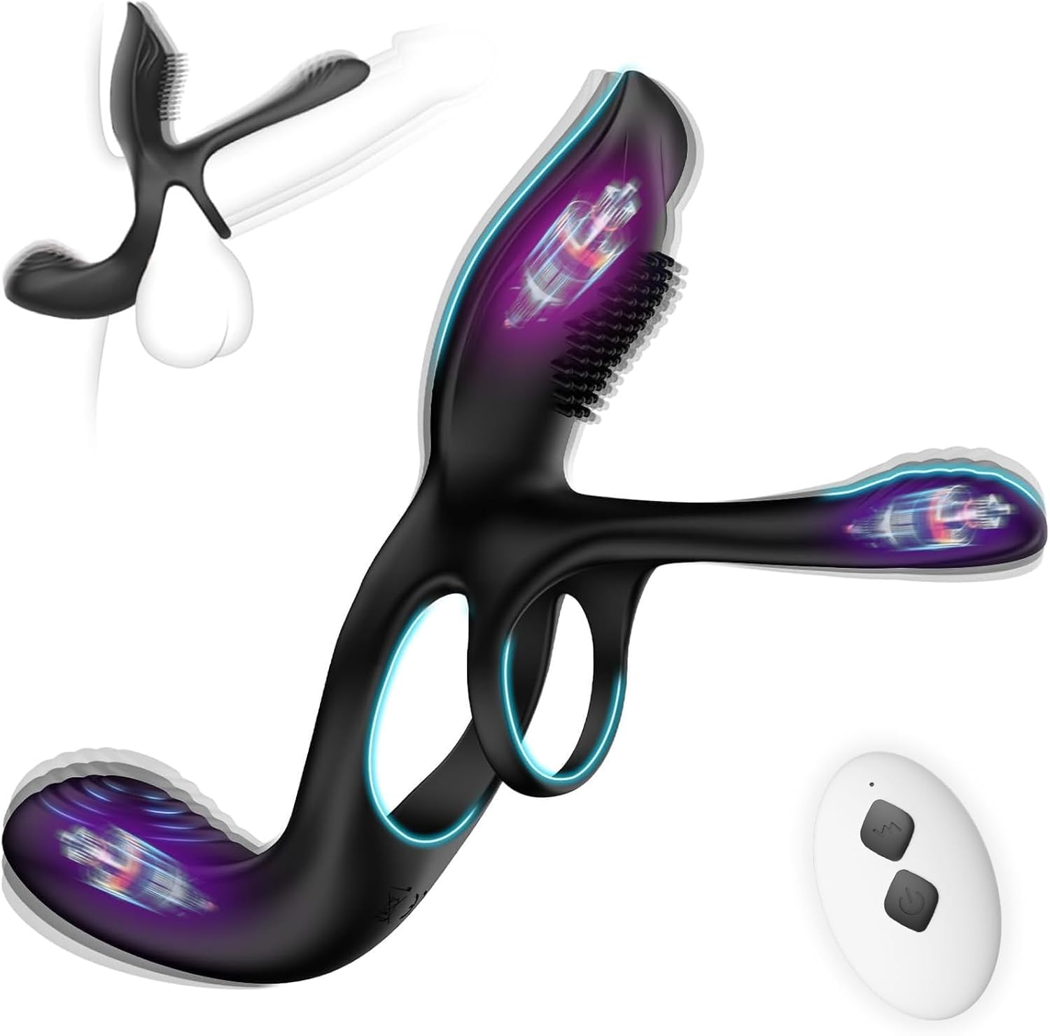 Small motor-penis ring