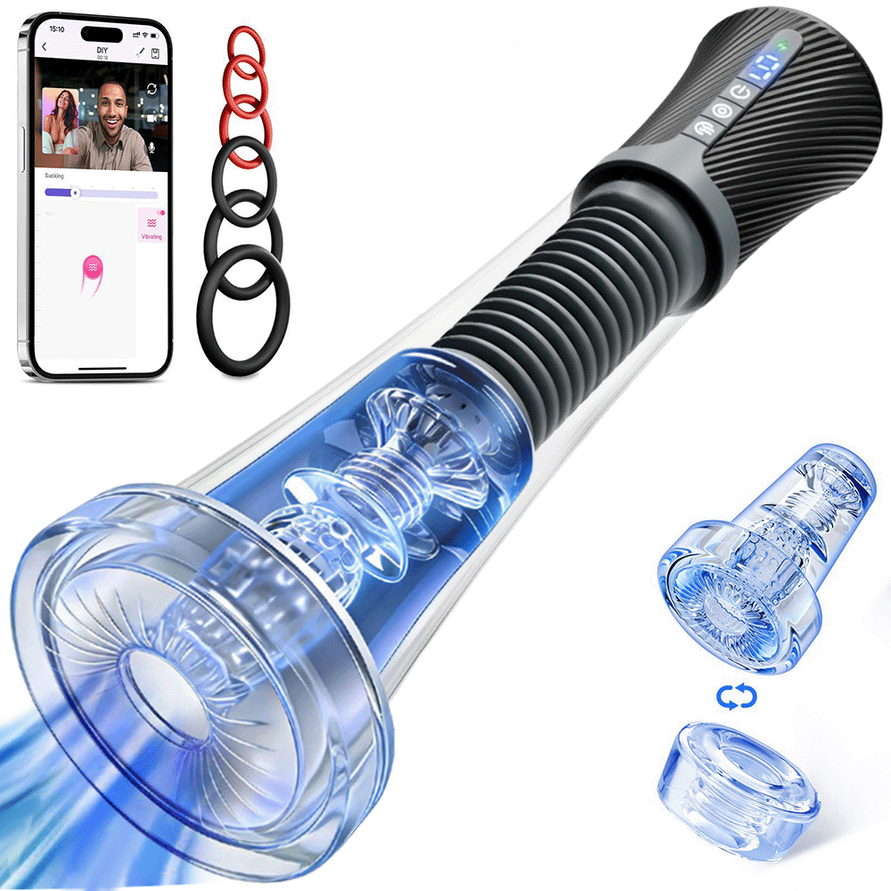 💋2026 Ultimate Vacuum Girth-Enhancing Pump Pro — 💥6 Smart Stretching Modes · 360° Rotation · Powerful Vacuum Suction · Enlargement · Enhancement😍