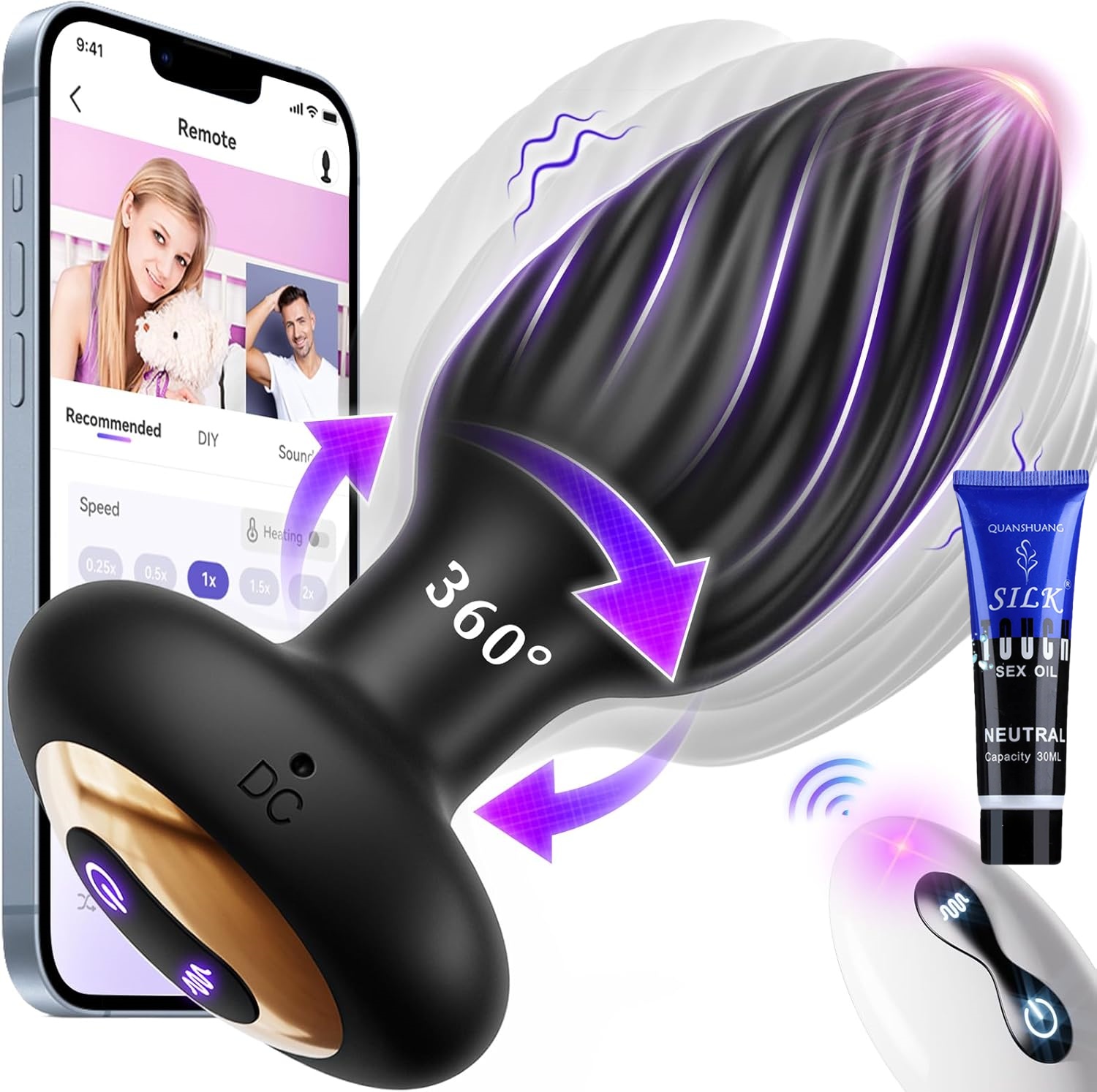 Multifunctional Latest Model - The "Little Cyclone" Anal Plug