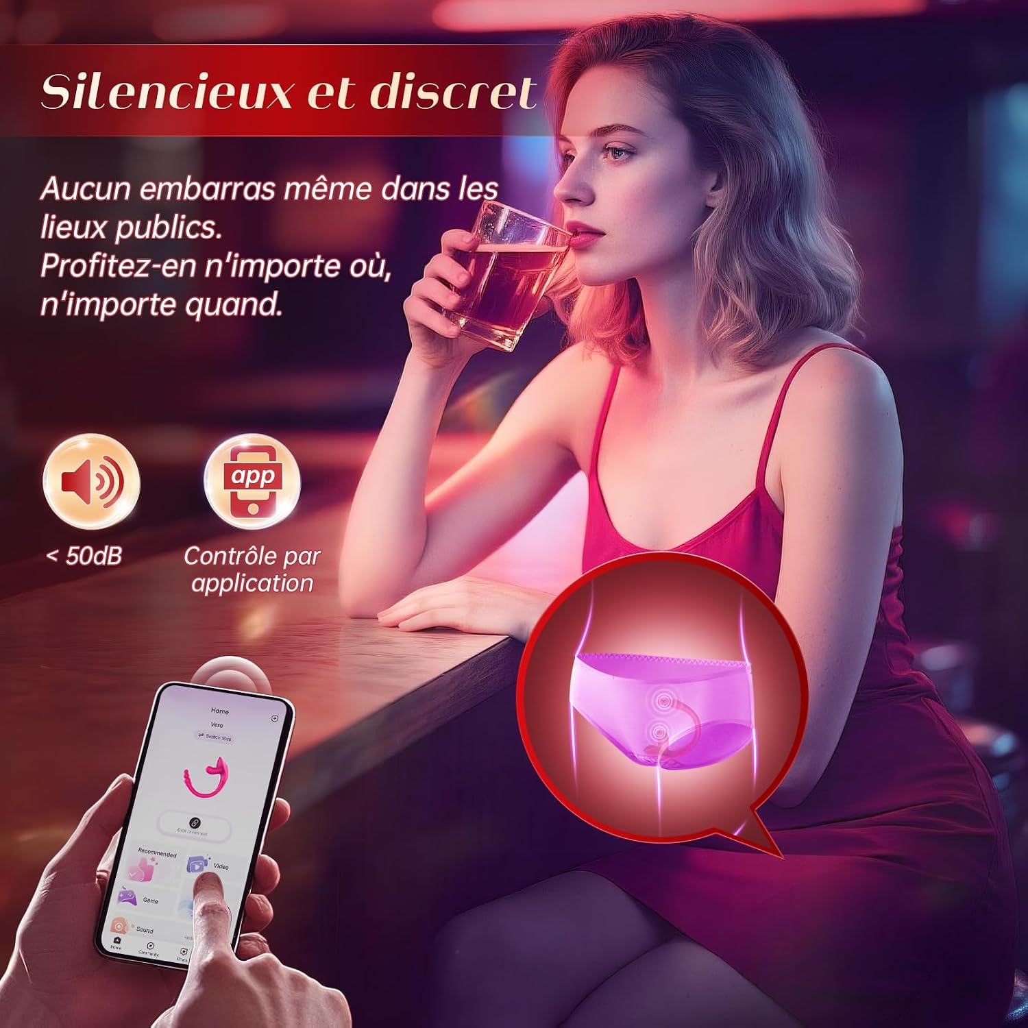 👩‍❤️‍👩 Hot New 2026 Model 🔥 2-in-1 Design: Butterfly Panties with Rose Vibrator