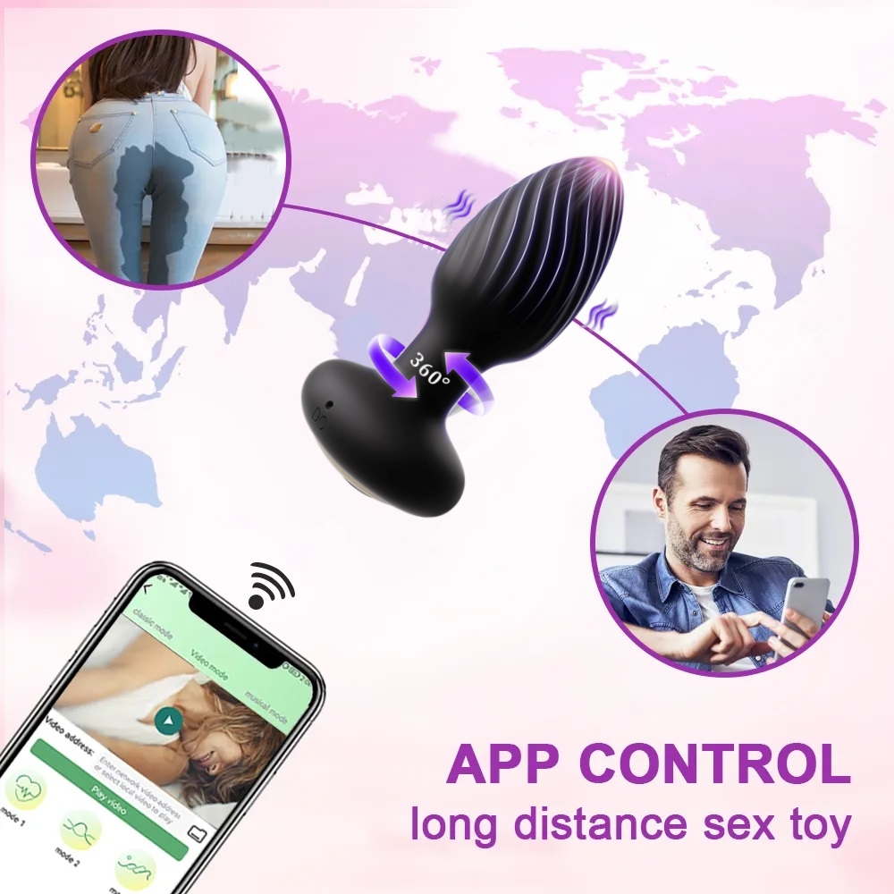 👑Rotating anal vibrator prostate massager--Made in the USA-suzhom