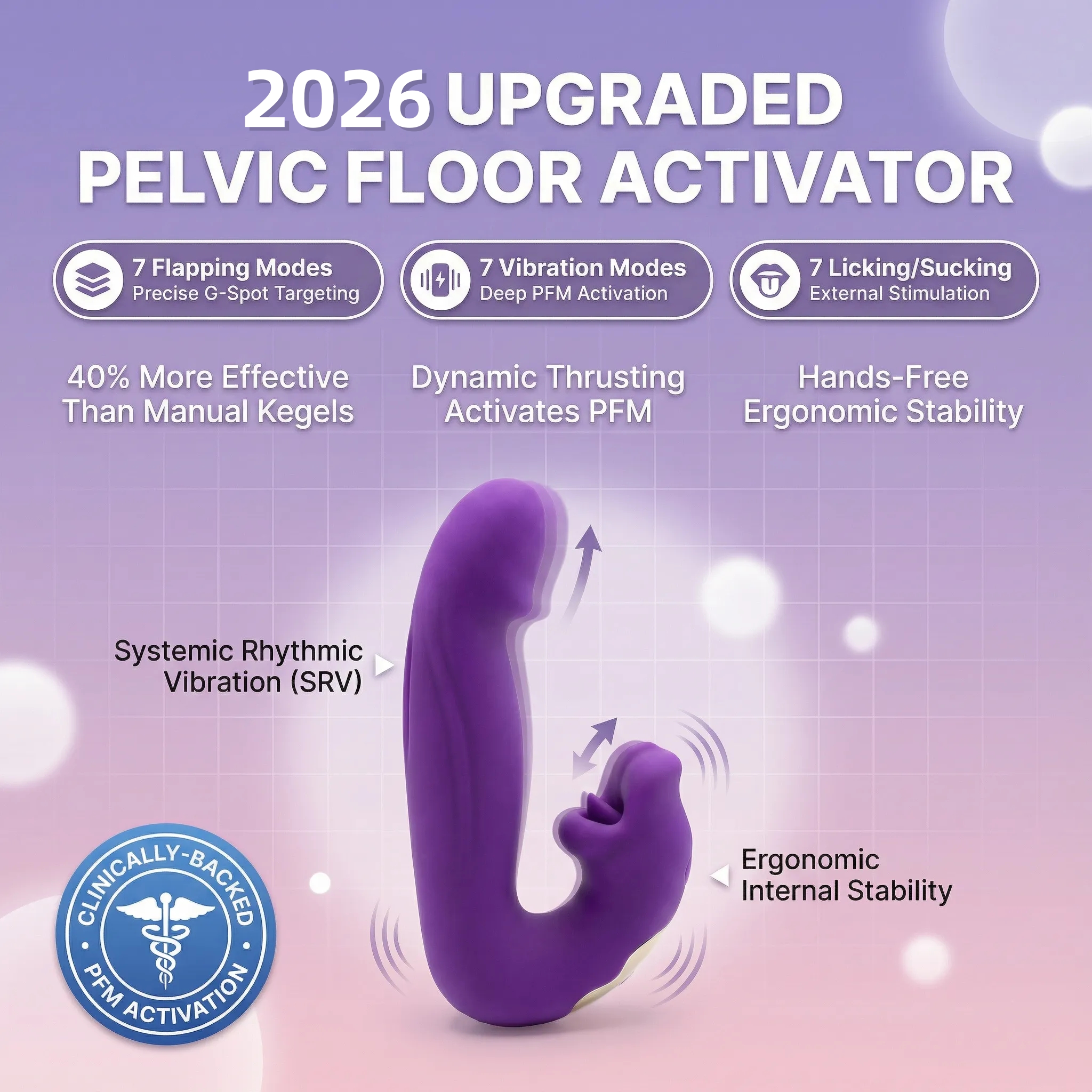 Luniva 4 in 1 Pelvic floor trainer plug