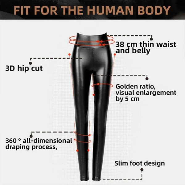 🎁New Year 2023 Sale -49%OFF🎁 S-shaped PU Leather Leggings-suzhom