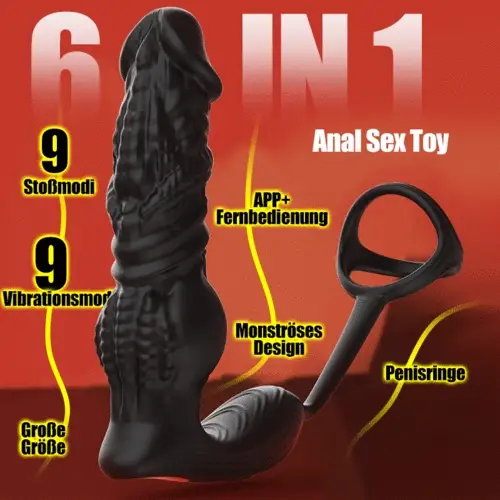 💫2026Leonidas - Upgrade des schnell stoßenden 6-in-1-Prostatamassagegeräts mit 
