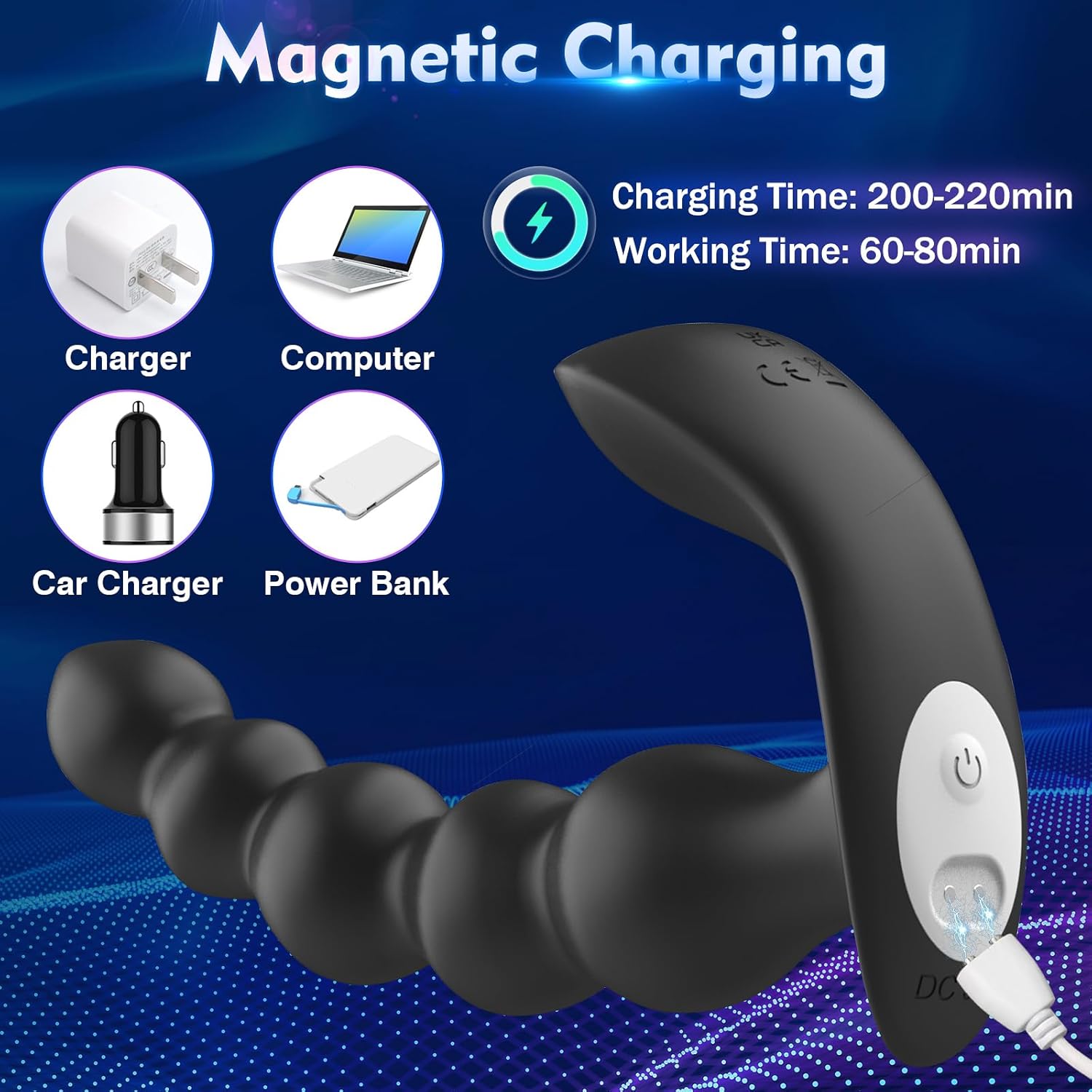 💥2024 Strong Series is specially launched😍-Vibrating Anal Beads Butt Plug,