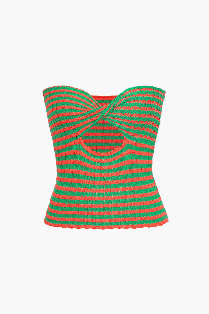 Green Layered Neck Set with Tikka