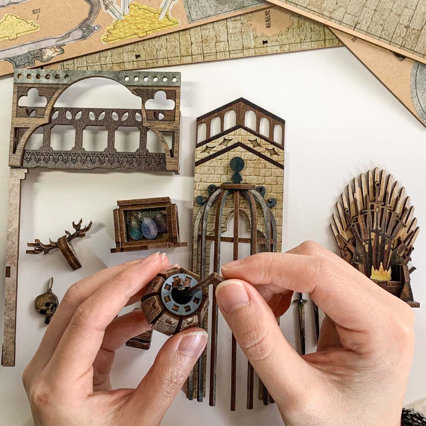 Dragon Castle DIY Book Nook Kit
