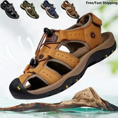 【🎁Astăzi 70% reducere - Nu ratați】 Sandale ortopedice ergonomice din piele de vițel - Mers fără durere👞 Faceți mersul mai confortabil