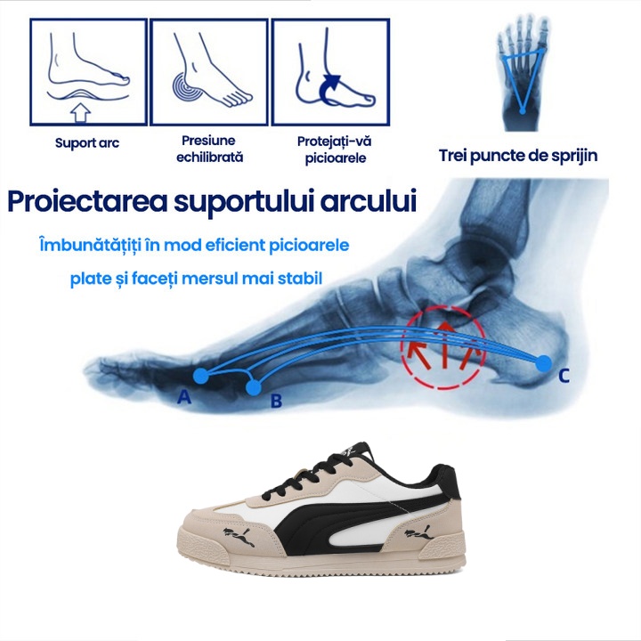[Ultima zi cu 50% reducere - nu o ratați] 🔥Încălțăminte casual de marcă cu design ergonomic 👞Cusuți manual - respirabili, impermeabili ✅Suport pentru bolta plantară, mers confortabil