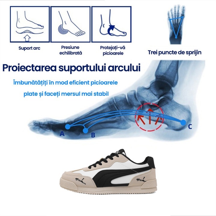 [Ultima zi cu 50% reducere - nu o ratați] 🔥Încălțăminte casual de marcă cu design ergonomic 👞Cusuți manual - respirabili, impermeabili ✅Suport pentru bolta plantară, mers confortabil