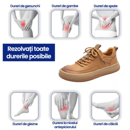 (🎉50% reducere azi, nu ratați) 🐂 Pantofi ortopedici pentru bărbați din piele de vițel australiană autentică 👞Cusute manual, impermeabile și anti-alunecare ✅Suport arc - mers confortabil
