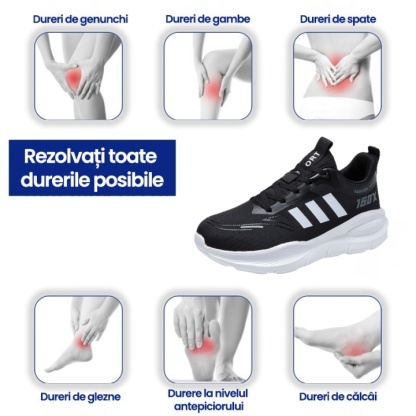 【🔥Astăzi 50% reducere - Nu ratați⏰】Încălțăminte ortopedică de marcă cu design ergonomic✅Confortabilă și respirabilă (Suport pentru arcada plantară: mers fără durere)