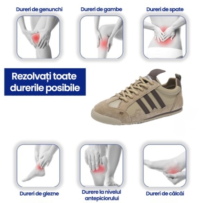 [Reducere 50% astăzi - nu o ratați] 🔥 Pantofi de mers cu design ergonomic 👞 Cusuți manual - impermeabili și antiderapanți ✅ Suport pentru bolta plantară pentru mers confortabil