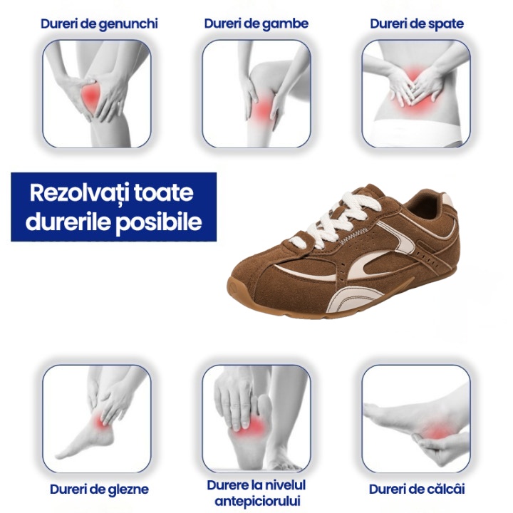 [Ultima zi cu 50% reducere - nu o ratați] 🔥 Pantofi de mers cu design ergonomic 👞 Cusuți manual - respirabili, impermeabili ✅ Suport pentru bolta plantară, mers confortabil
