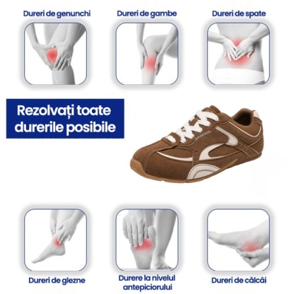 [Ultima zi cu 50% reducere - nu o ratați] 🔥 Pantofi de mers cu design ergonomic 👞 Cusuți manual - respirabili, impermeabili ✅ Suport pentru bolta plantară, mers confortabil