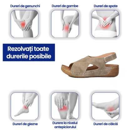 [🎁Jumătate de preț astăzi - nu ratați] Sandale ortopedice cu design ergonomic - mers fără durere 👞 fac mersul mai confortabil