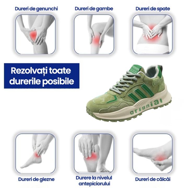 [⏰50% REDUCERE ASTĂZI - NU O RATA!] 🔥 Pantofi de mers pentru bărbați, de marcă 👞 Design ergonomic cu suport pentru arcul plantar pentru mers fără durere ✅ Cusuți manual
