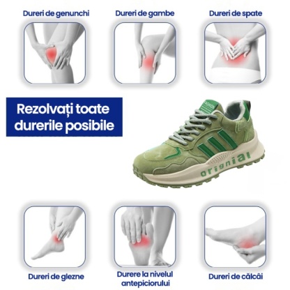 [⏰50% REDUCERE ASTĂZI - NU O RATA!] 🔥 Pantofi de mers pentru bărbați, de marcă 👞 Design ergonomic cu suport pentru arcul plantar pentru mers fără durere ✅ Cusuți manual