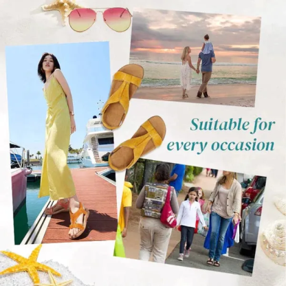 (⏰ Reducere de primăvară la jumătate de preț pe perioadă limitată - se încheie în curând) Sandale ortopedice de vară ✅ Mers confortabil și nedureros - Design ergonomic