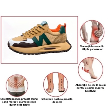 (reducere de 50% azi - ofertă pe timp limitat) 2025, pantofi casual noi la modă pentru bărbați✅ Suport arc, mers confortabil, ameliorează durerile de picioare👞