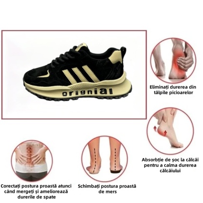 (🎉Reducere de 50% la reducere de primăvară - ofertă pe perioadă limitată) Pantofi ortopedici de bărbați ergonomici, cusuți manual ✅ Mersul confortabil, calmarea durerii 👞